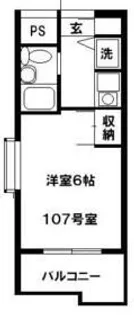 メゾンドール川崎【1階】の間取り