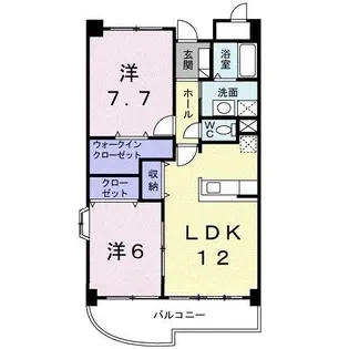 ドゥ・グランデ II【1階】の間取り
