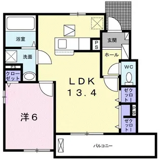 香川県三豊市高瀬町上高瀬【アパート】の間取り