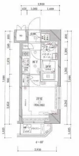 アルテシモフラン【7階】の間取り