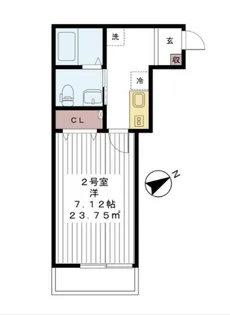 東京都江戸川区東小松川4【アパート】の間取り