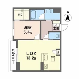 MONT BONHEUR【1階】の間取り