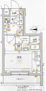 神奈川県川崎市中原区丸子通2【マンション】の間取り