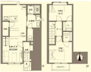小石川テラス【1階】の間取り