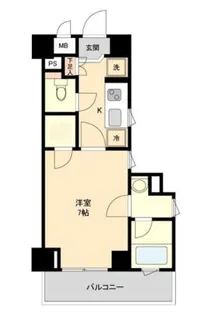 レディアス調布国領【5階】の間取り