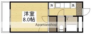 サンパレス怒田I【1階】の間取り