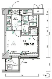 ディアレイシャス三軒茶屋【3階】の間取り