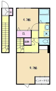 埼玉県朝霞市根岸台6【アパート】の間取り