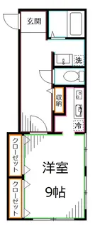 グランルナ【1階】の間取り