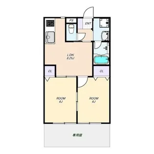 東京都練馬区大泉学園町4【アパート】の間取り