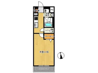 セントラルコーポ元町【1階】の間取り