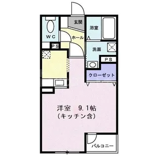 埼玉県さいたま市西区大字指扇領別所【アパート】の間取り