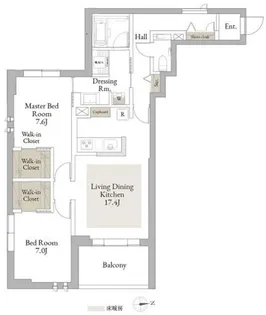 東京都三鷹市下連雀4【マンション】の間取り