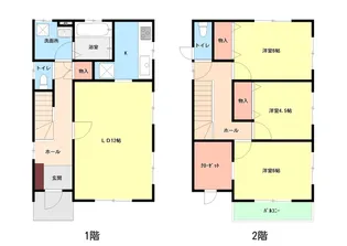 新潟県新潟市西区東青山2【一戸建】の間取り
