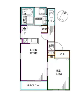 東京都杉並区阿佐谷北5【マンション】の間取り