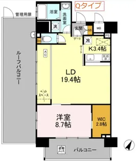 リーラ横浜川和町【10階】の間取り
