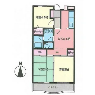 シャトレーSHIMIZU【3階】の間取り