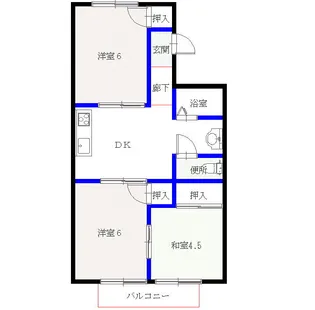 メゾン・リフォーレ【1階】の間取り