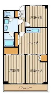 東京都練馬区関町北4【マンション】の間取り