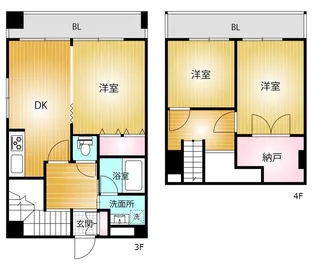 アートビップ新千葉の間取り