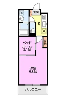 PROGRESSIVE II【3階】の間取り