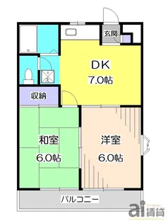 ペニーレイン【3階】の間取り