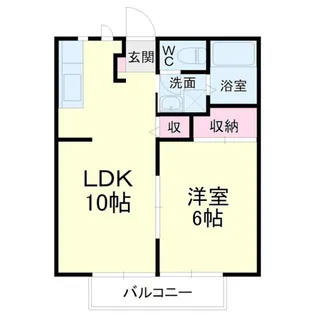 SUNLIFE FUJI 2【2階】の間取り