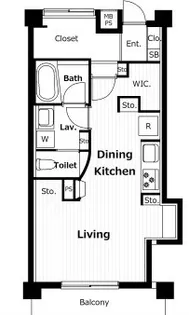 若松町サマリヤマンション【3階】の間取り