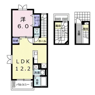 モデッサ【3階】の間取り
