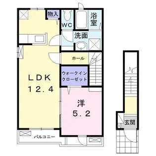 バスケット ハウスII【2階】の間取り