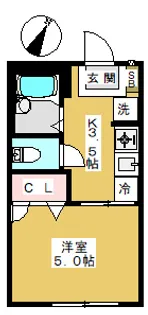 T・Sコーポ【1階】の間取り