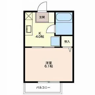 グリーンハイツ北門 A【1階】の間取り