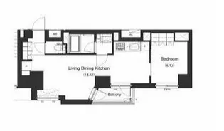 東京都渋谷区笹塚3【マンション】の間取り