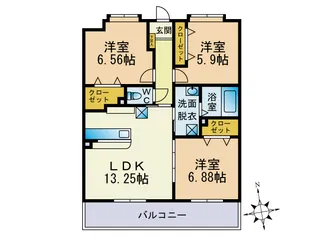 LEGEND小笹【2階】の間取り