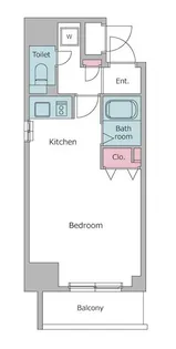レジディア大井町【2階】の間取り