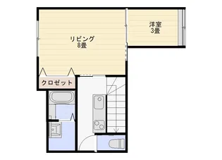 上本折128番館【2階】の間取り