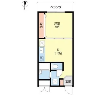 パークサイド平和島【3階】の間取り