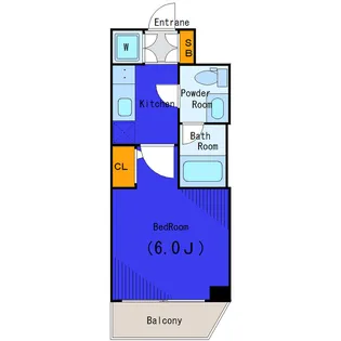 東京都品川区東五反田3【マンション】の間取り