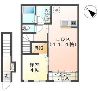 ウィズダムコート【2階】の間取り