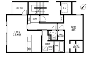 神奈川県三浦郡葉山町堀内【マンション】の間取り