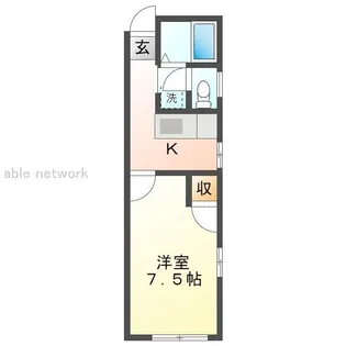 ブラン柏【1階】の間取り