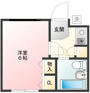 クリーンハイツ【1階】の間取り