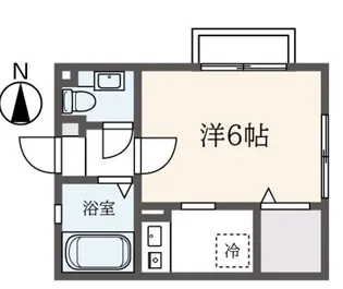 メルベーユ【1階】の間取り