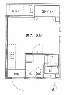 東京都練馬区貫井2【マンション】の間取り