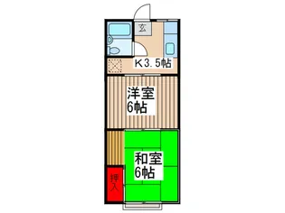 藤美ハイツ【2階】の間取り