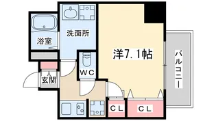 フジマン北梅田【5階】の間取り