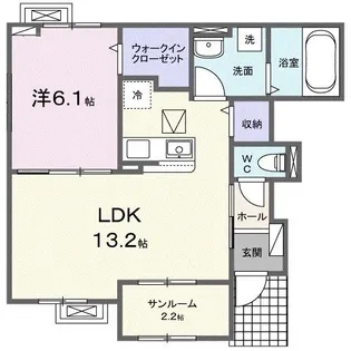 ~けやき~【1階】の間取り