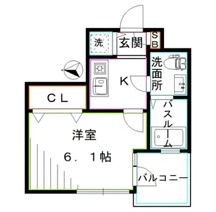 東京都中野区本町3【マンション】の間取り