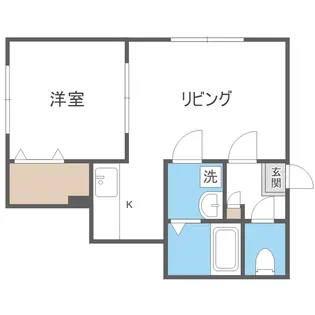 ロージェ・ブルー【2階】の間取り