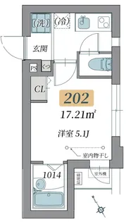 東京都中野区江古田2【マンション】の間取り